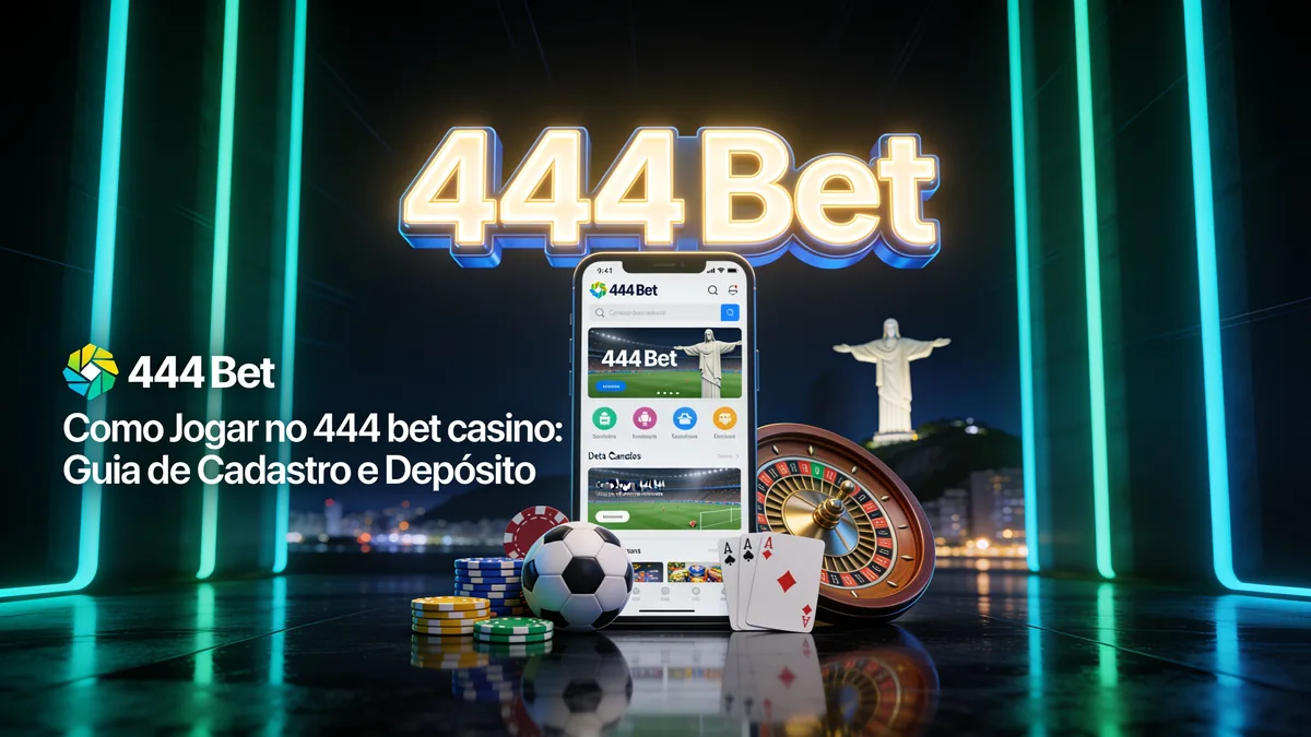Como Jogar no 444 bet casino: Guia de Cadastro e Depósito para jogadores no Brasil